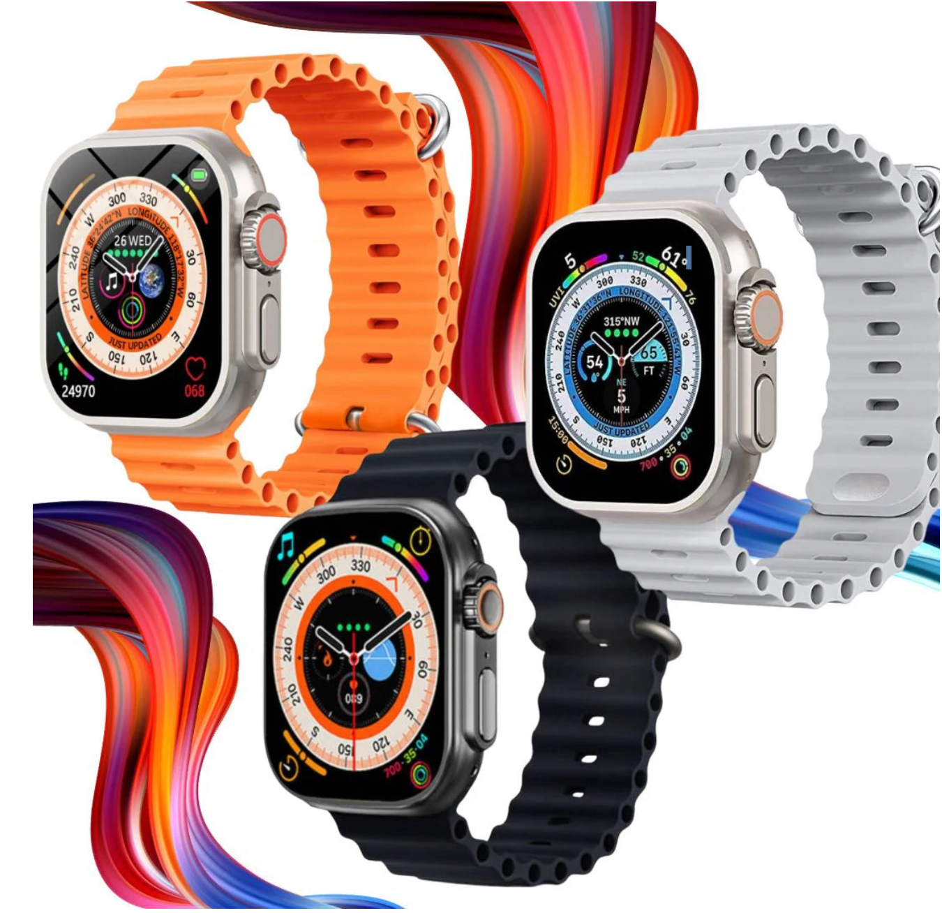 Charger la vidéo : &lt;p&gt;&lt;/p&gt;&lt;ul&gt;&lt;li&gt;Suivez vos activités et votre santé tout en restant élégant avec une montre connectée stylée.&lt;/li&gt;&lt;li&gt;Personnalisez votre look grâce à un bracelet interchangeable qui reflète votre style unique.&lt;/li&gt;&lt;li&gt;Restez serein avec un verre trempé et une coque de protection qui garantissent la sécurité de votre montre.&lt;/li&gt;&lt;/ul&gt;